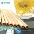 Amazon hot sale diposable 20cm long high quality bamboo drinking straws